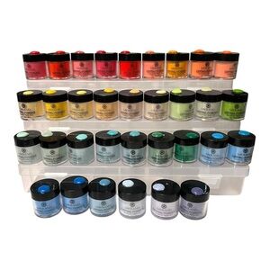 Saviland Dip Powder - Set of 33 - RAINBOW/VIBRANT COLORS